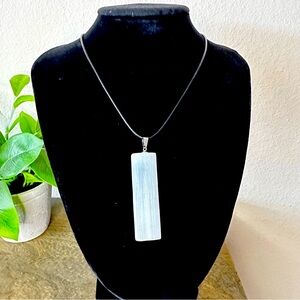 Selenite Crystal Necklace